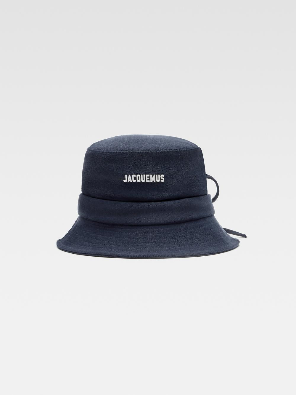 JACQUEMUS Women The Gadjo bucket hat Dark Navy 223AC001-5106-390