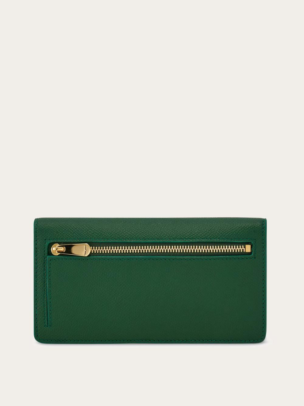 FERRAGAMO Women Portefeuille Gancini Forest green 22D779 779135