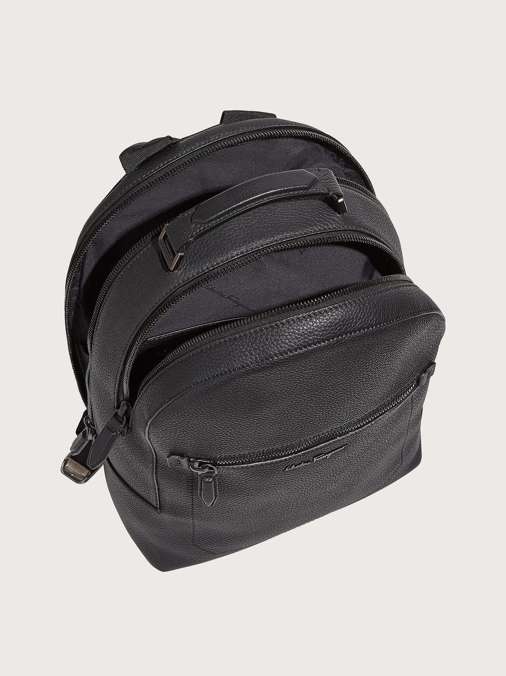 FERRAGAMO Men Backpack Black 240823 684994