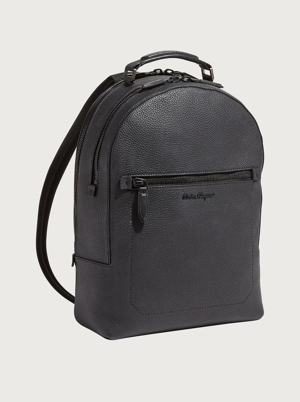 FERRAGAMO Men Backpack Black 240823 684994