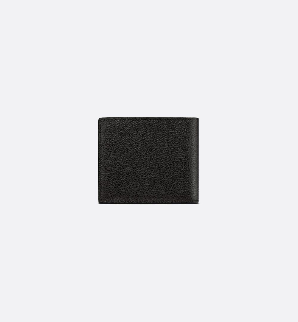 DIOR Men CD Icon Bi-Fold Wallet Black 2ESBC027CDI_H00N