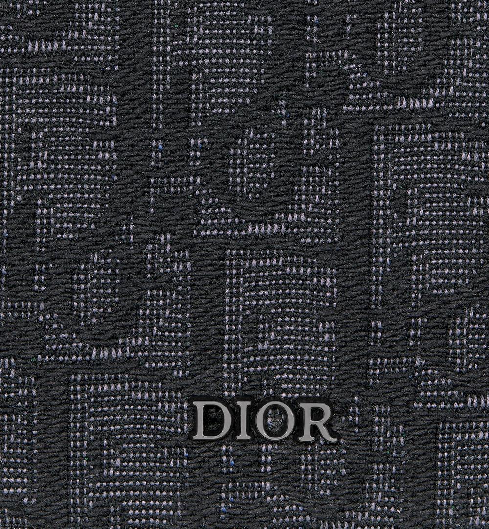 DIOR Men Vertical Bi-Fold Wallet black 2ESBH072YSE_H03E