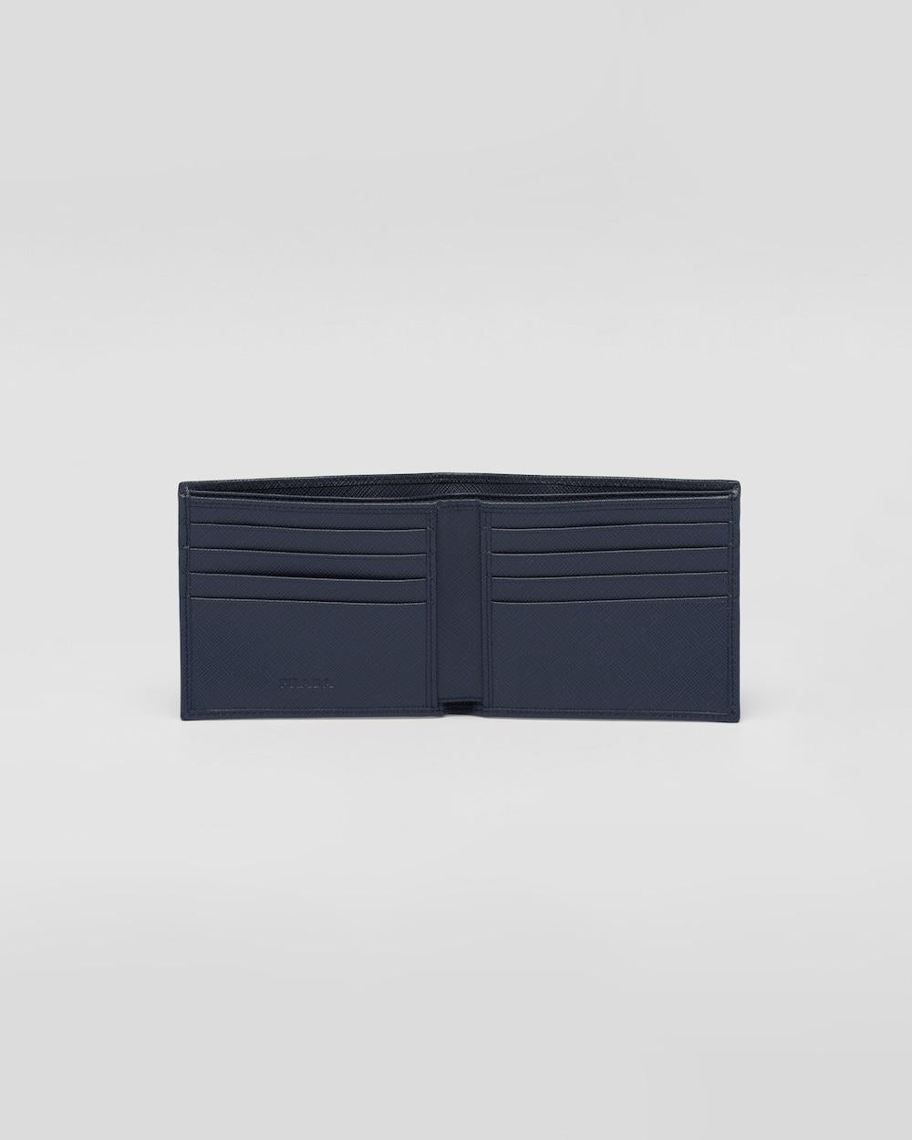 PRADA Men Leather wallet Baltic Blue 2MO513_QHH_F0216