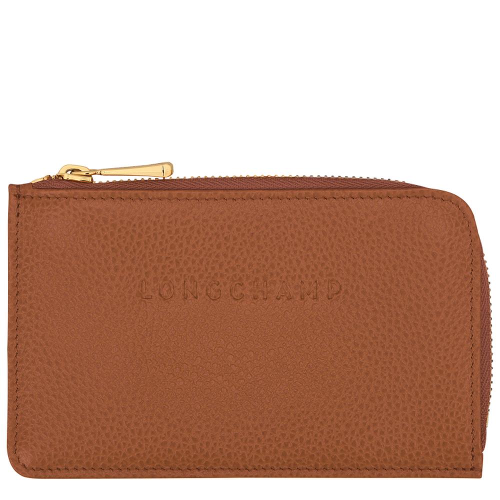 LONGCHAMP Men The Foulonné card holder Caramel 30036021121