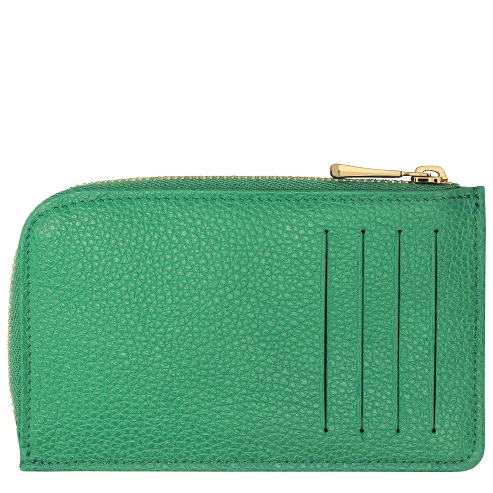 LONGCHAMP Men The Foulonné card holder Green 30036021129