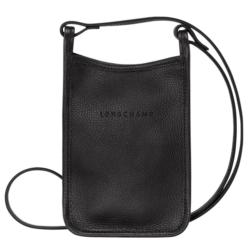 LONGCHAMP Men Le Foulonné phone case Black 34200021001