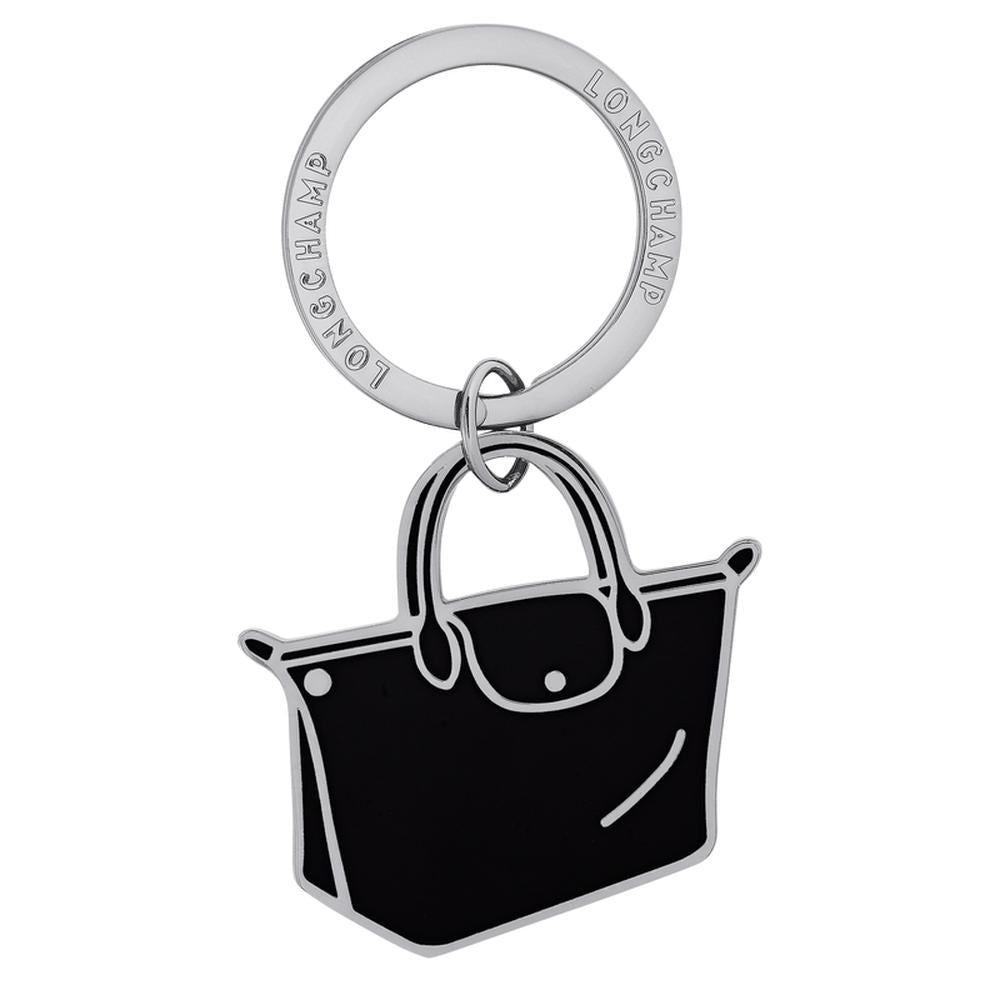 LONGCHAMP Women The Folding Keyring Black 36070MET001