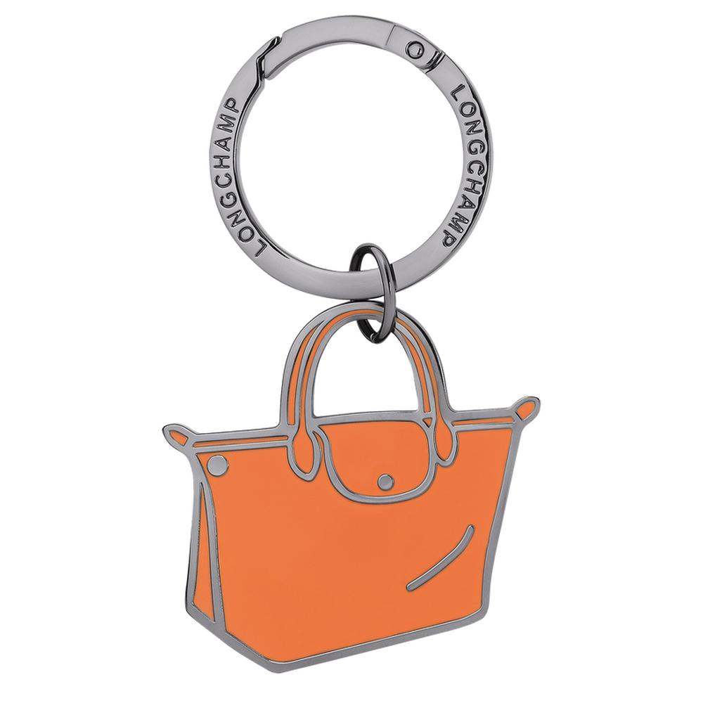 LONGCHAMP Women The Folding Keyring Orange 36070MET017