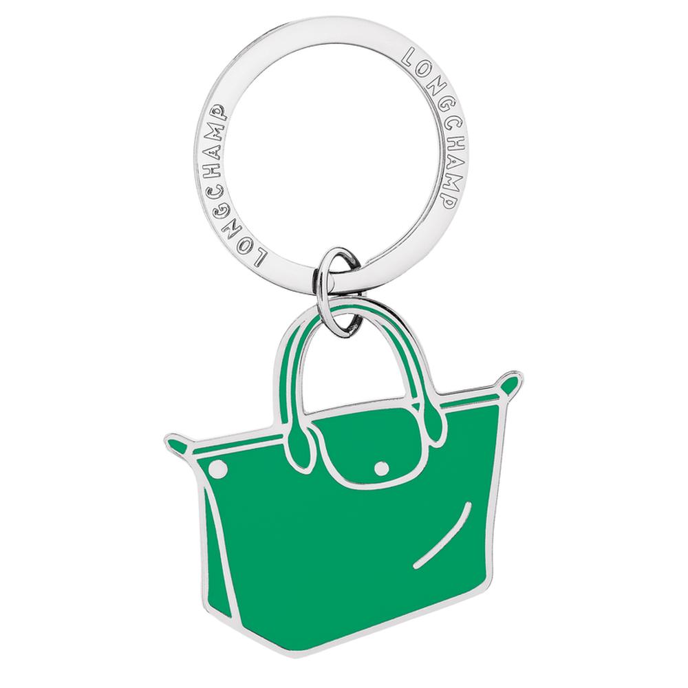 LONGCHAMP Women The Folding Keyring Green 36070MET249