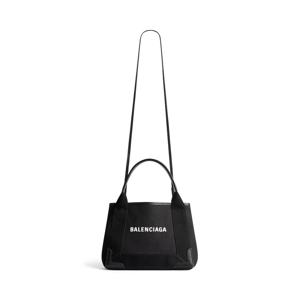 BALENCIAGA Women Navy Tote Bag Model Xs for in Black Black/silver 3903462HH3N1000