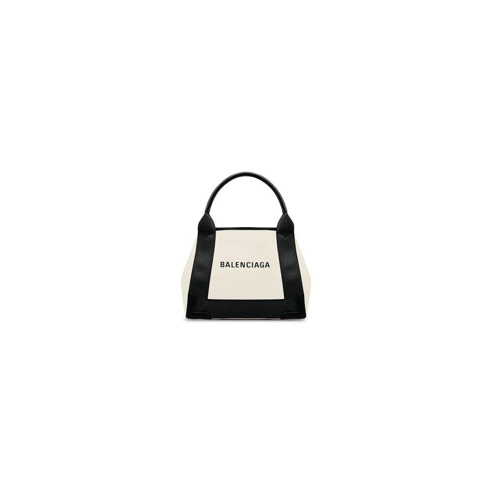 حقيبة توت نسائية من BALENCIAGA باللون الأزرق البحري موديل Xs باللون الأسود/الفضي 3903462HH3N9260