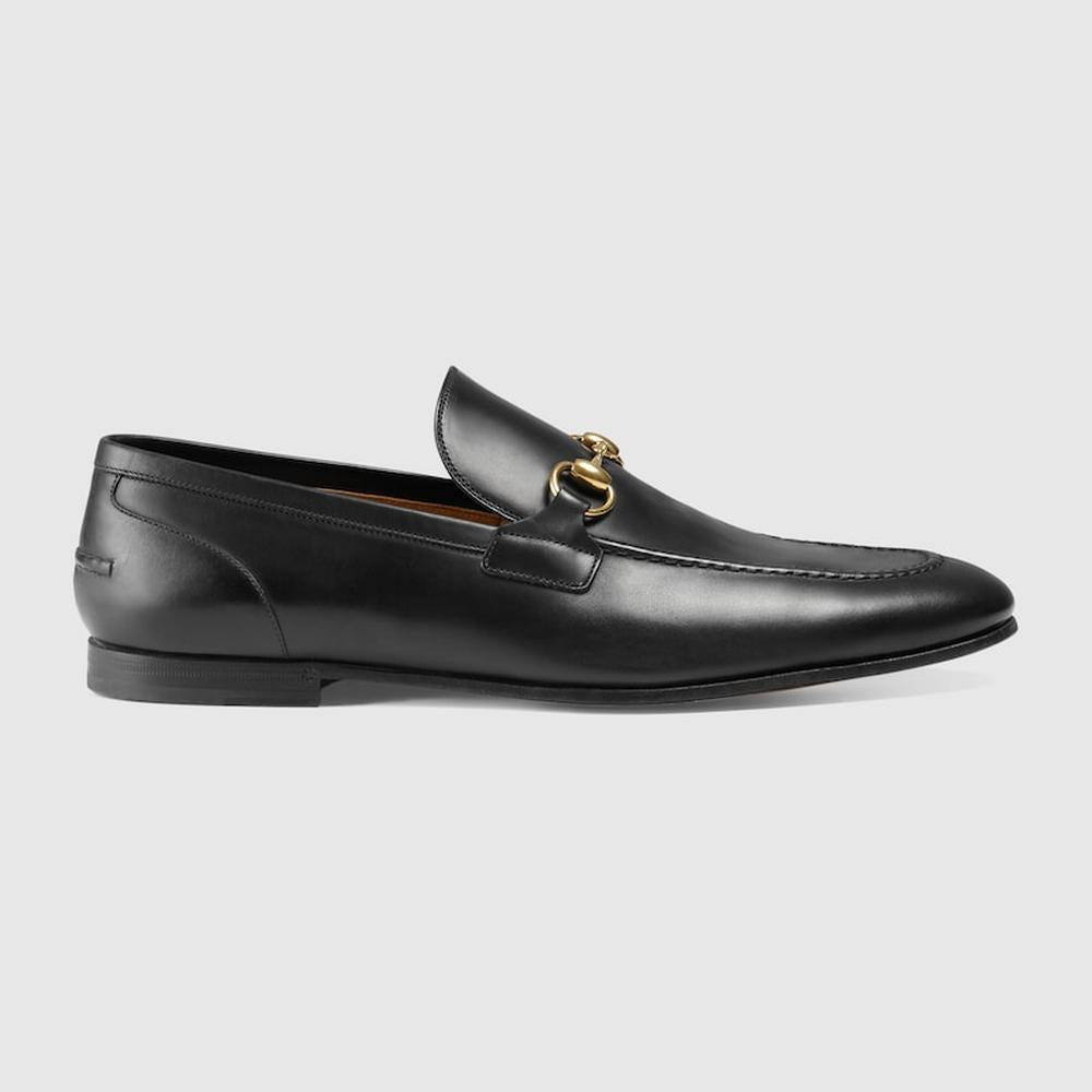 GUCCI Men Gucci Jordaan loafer black leather 406994 BLM00 1000