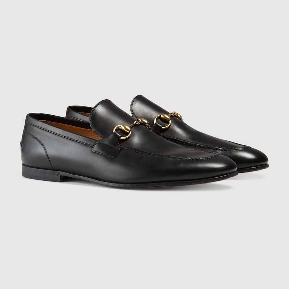 GUCCI Men Gucci Jordaan loafer black leather 406994 BLM00 1000