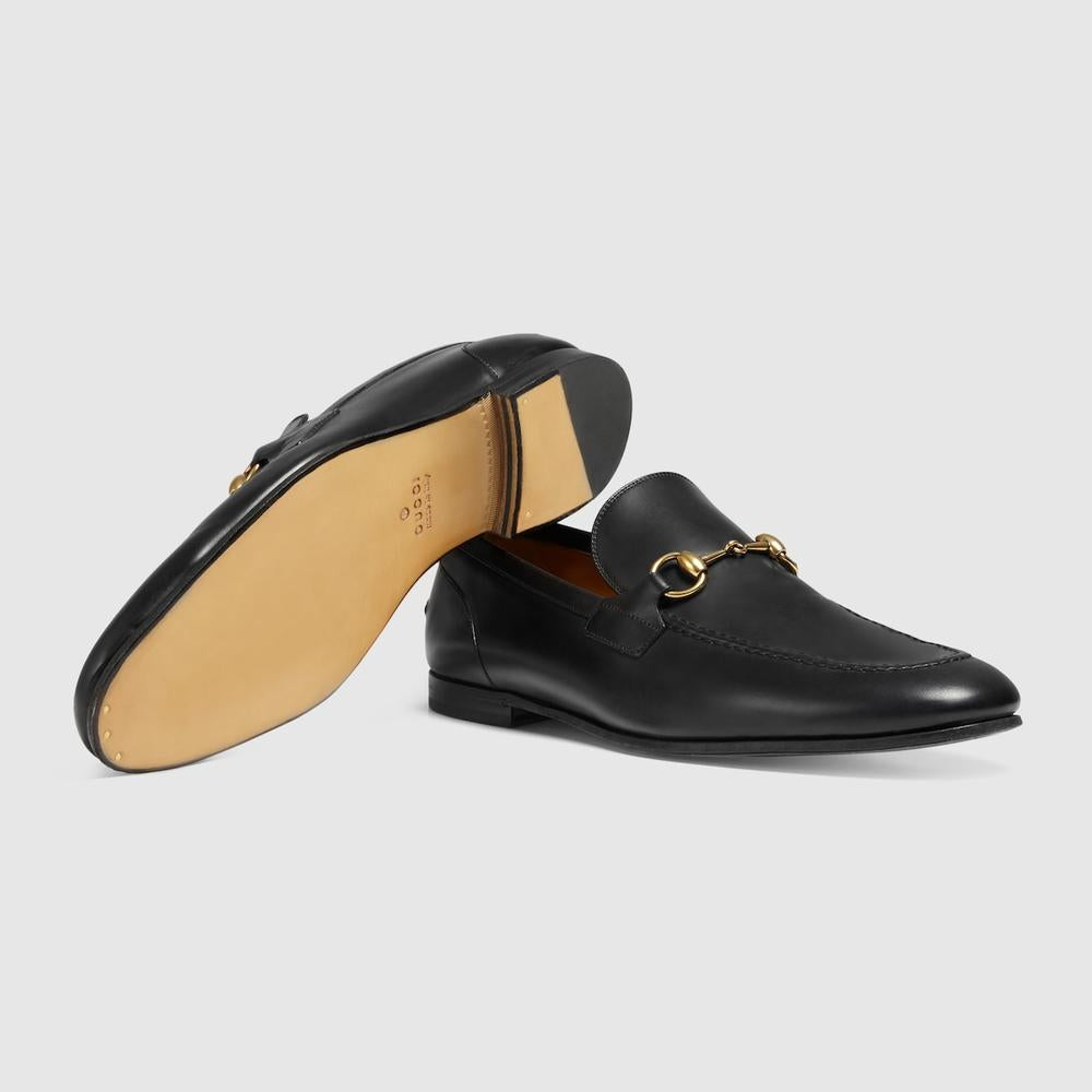 GUCCI Men Gucci Jordaan loafer black leather 406994 BLM00 1000