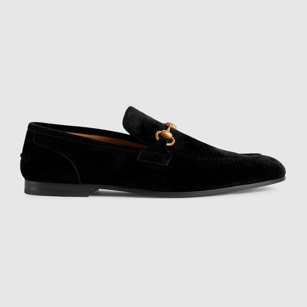 GUCCI Men Gucci Jordaan loafer black suede 406994 CH000 1000