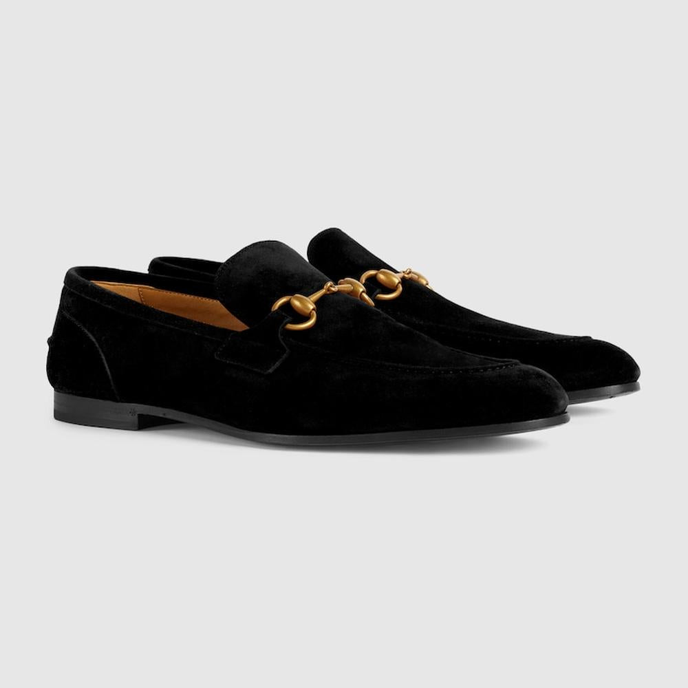 GUCCI Men Gucci Jordaan loafer black suede 406994 CH000 1000