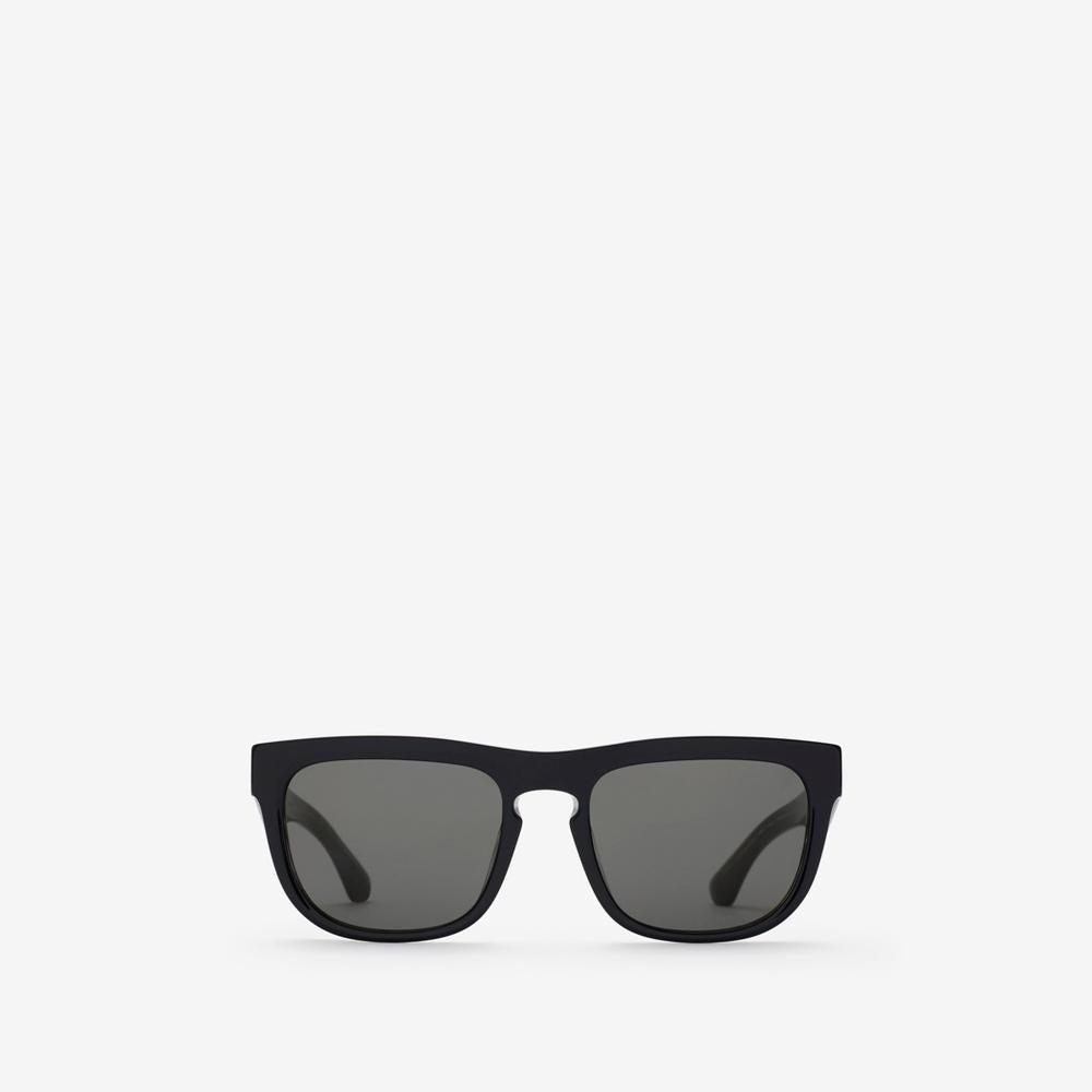 BURBERRY Unisex Check Square Sunglasses Black/check 40840041