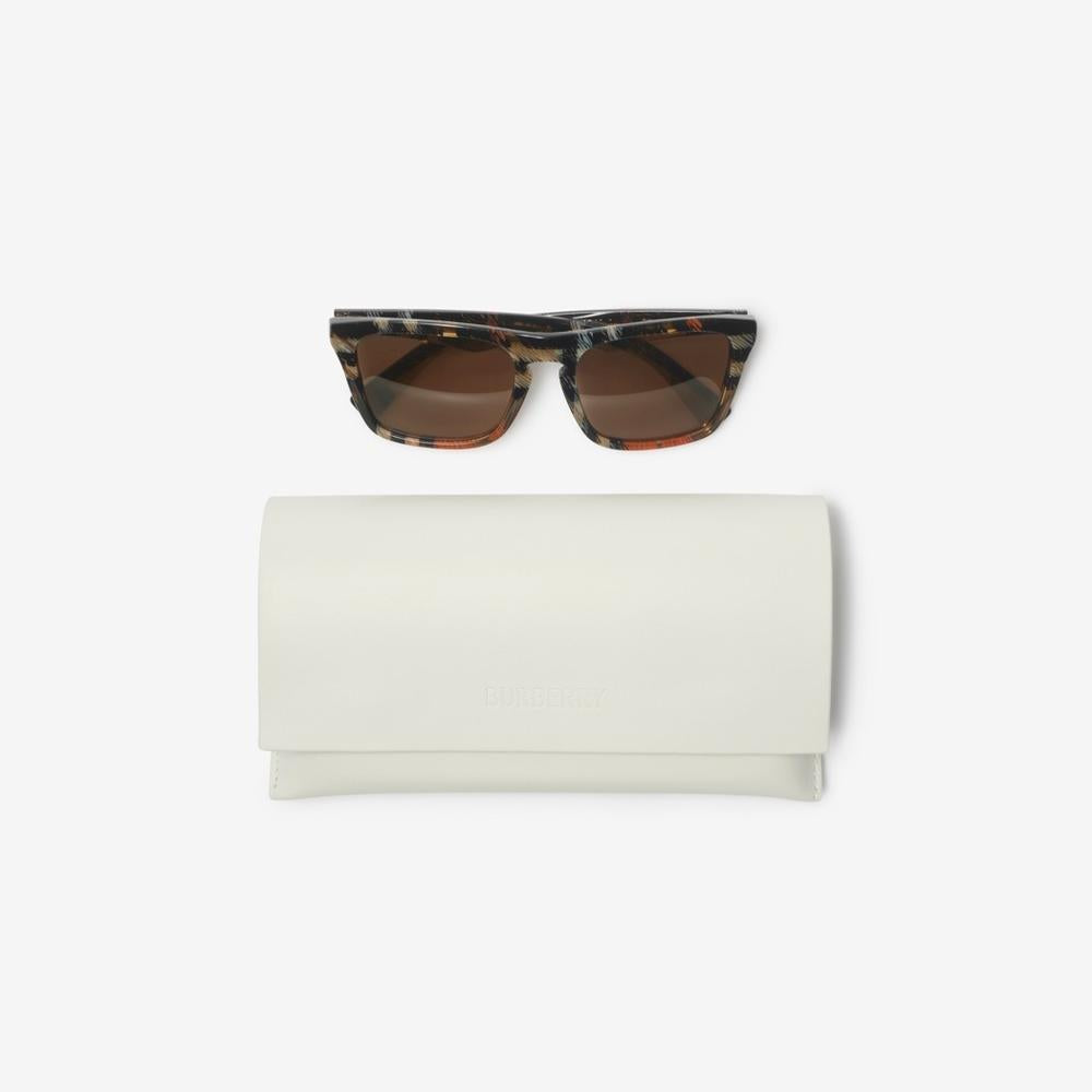 BURBERRY Unisex Code Square Sunglasses Sand 40841811