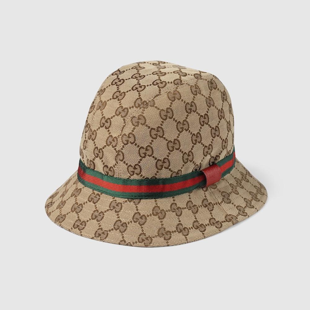 قبعة فيدورا GG أصلية للأطفال من GUCCI Kids باللون البيج 411790 4HD09 2174