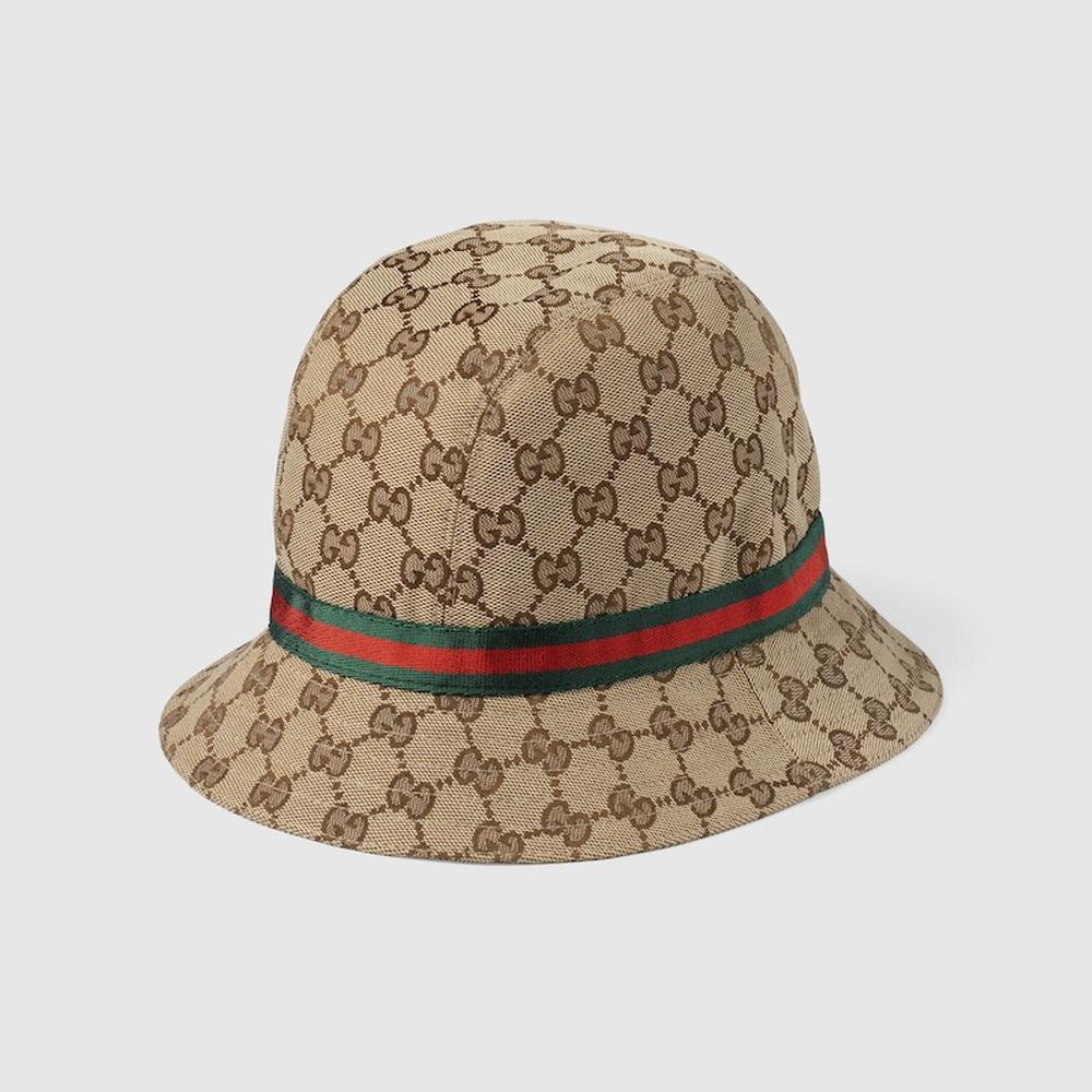 قبعة فيدورا GG أصلية للأطفال من GUCCI Kids باللون البيج 411790 4HD09 2174