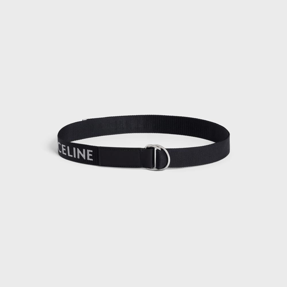 CELINE Men DOUBLE RING BELT MEDIUM MODEL IN [38SI] 45AVS2AEO.38SI