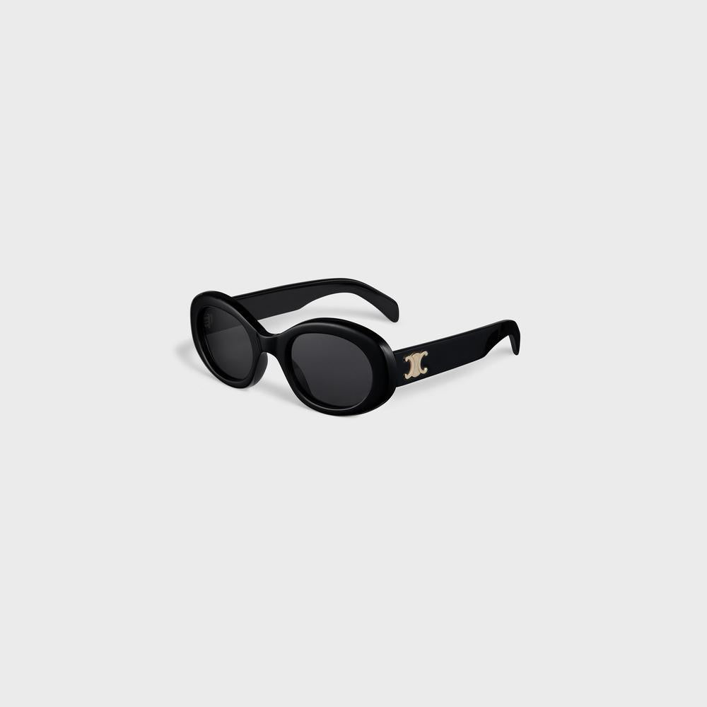 CELINE Women Triomphe 01 sunglasses in Acetate BLACK 4S194CPLB.38NO