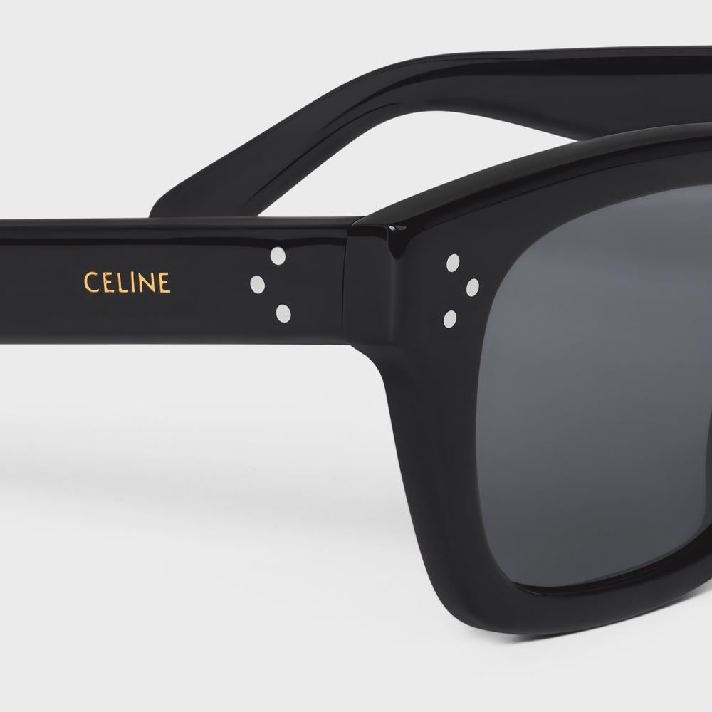 CELINE Men Black Frame 41 Acetate Sunglasses 4S232CPLB.38NO