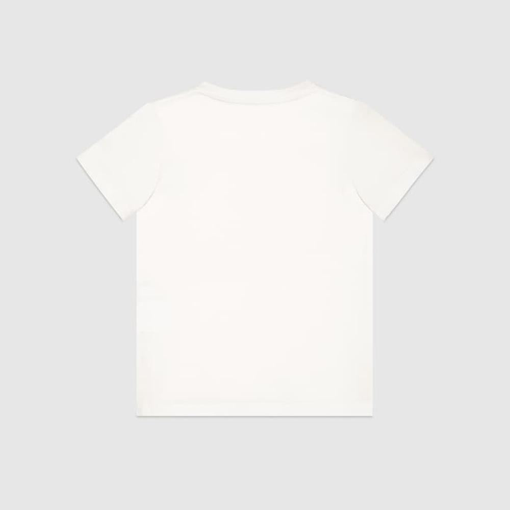 GUCCI Kids Children cotton T-shirt with Gucci logo White 503628 X3L02 9112