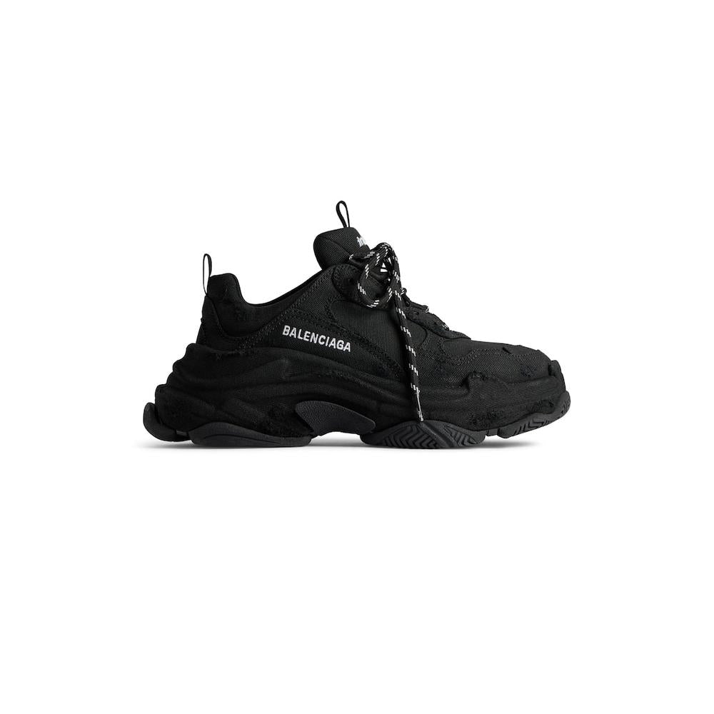 BALENCIAGA Women Triple S Sneaker in Black 524039W2BN11000