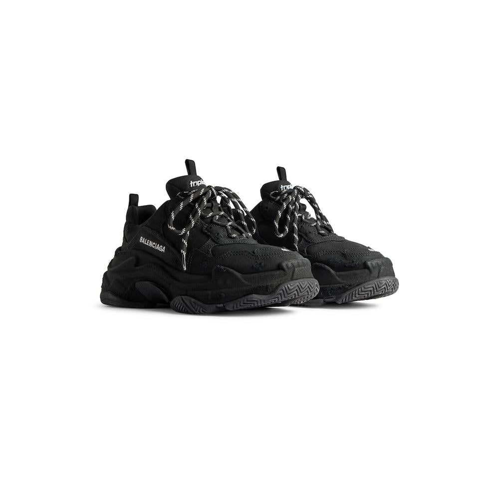 BALENCIAGA Women Triple S Sneaker in Black 524039W2BN11000