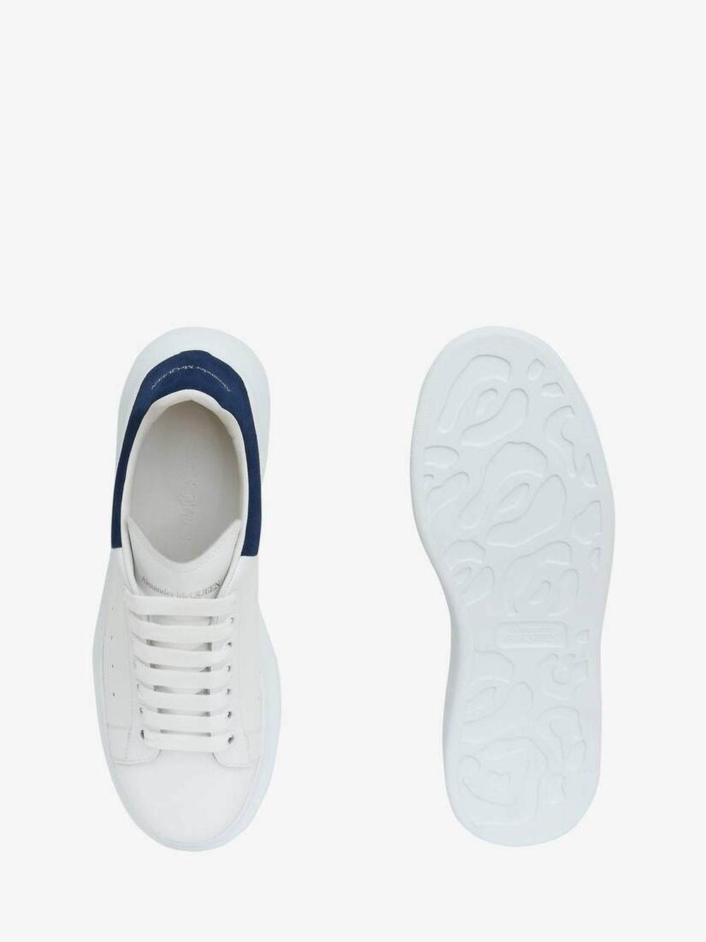 ALEXANDER MCQUEEN Men Oversized Sneaker in White/paris Blue White/Paris 553680WHGP79086