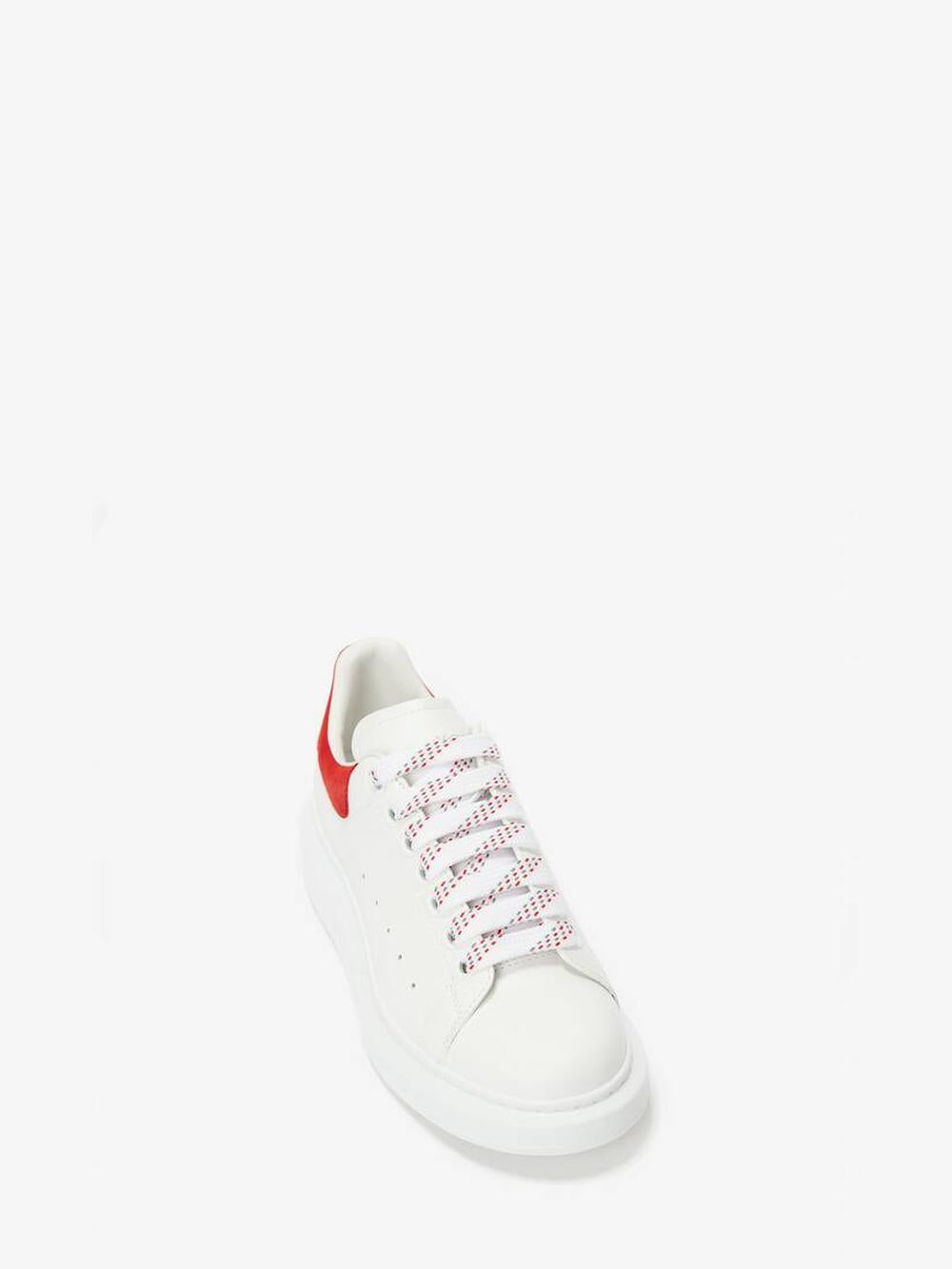 ALEXANDER MCQUEEN Men Oversized Sneaker in White/lust Red White/Lust 553680WHGP79676