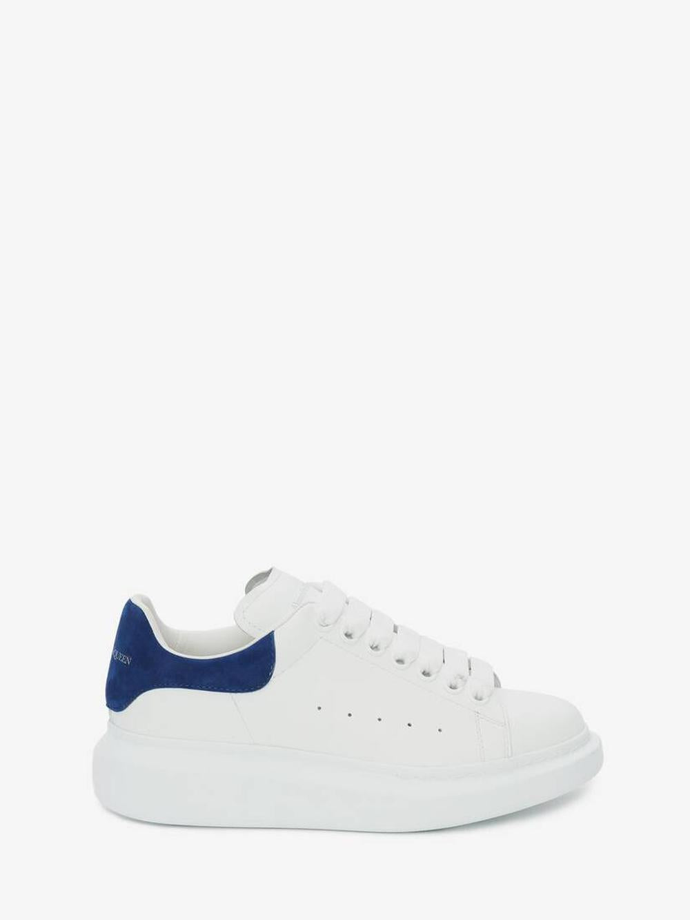 ALEXANDER MCQUEEN Women Oversized Sneaker in White/paris Blue White/Paris 553770WHGP79086