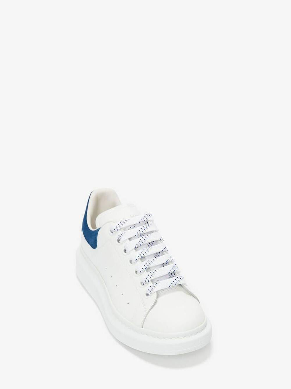 ALEXANDER MCQUEEN Women Oversized Sneaker in White/paris Blue White/Paris 553770WHGP79086