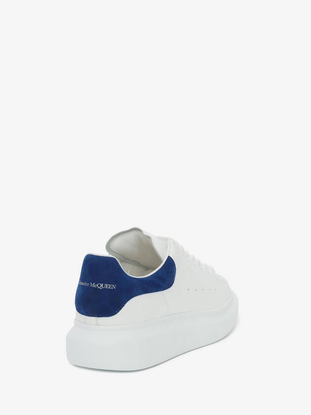 ALEXANDER MCQUEEN Women Oversized Sneaker in White/paris Blue White/Paris 553770WHGP79086