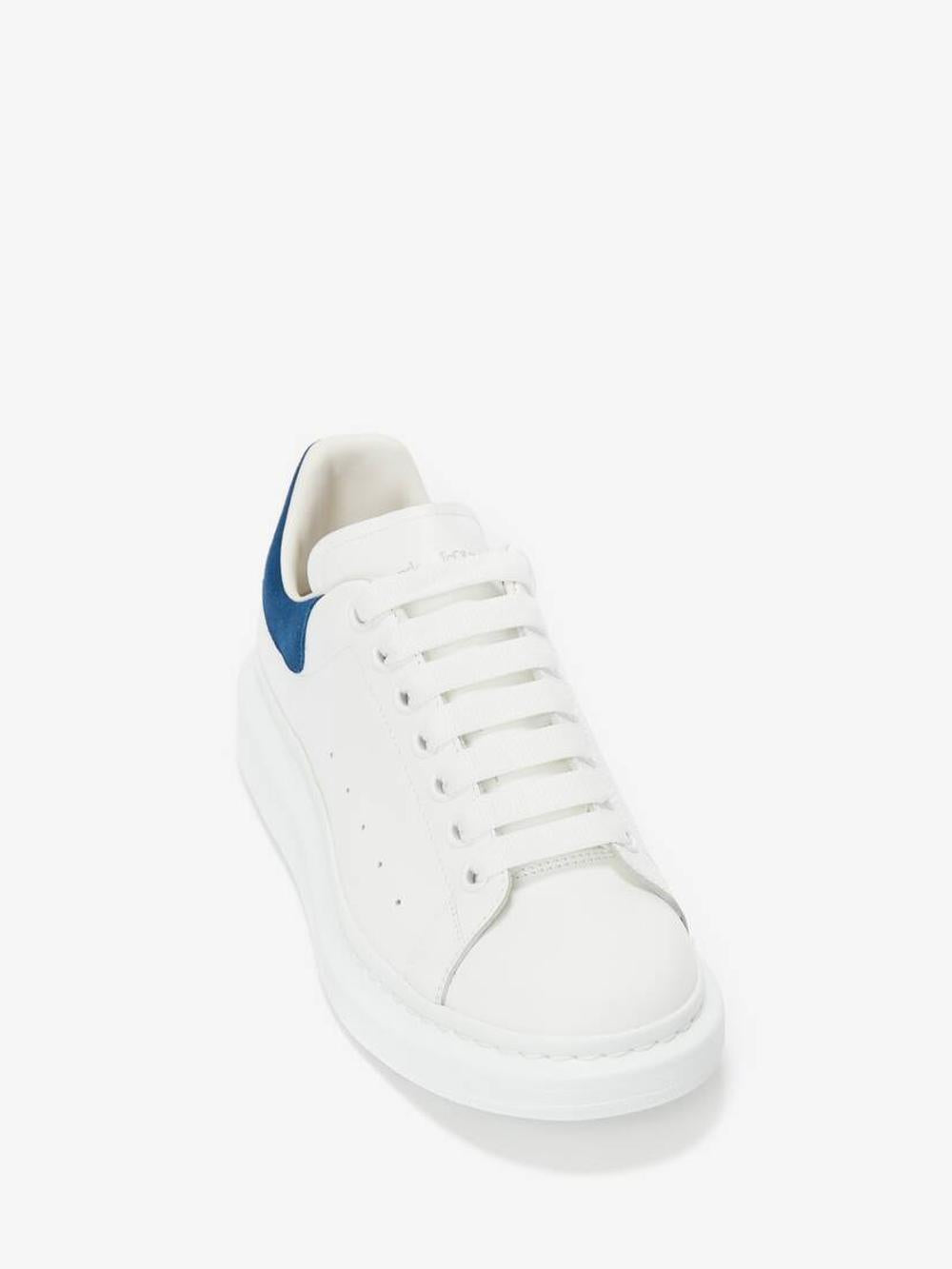 ALEXANDER MCQUEEN Women Oversized Sneaker in White/paris Blue White/Paris 553770WHGP79086