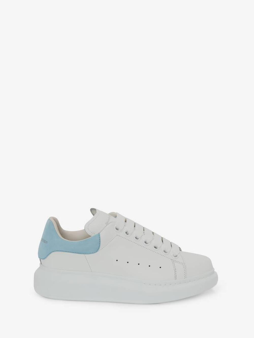 ALEXANDER MCQUEEN Women Oversized Sneaker in White/powder Blue White/Powder 553770WIEF19412