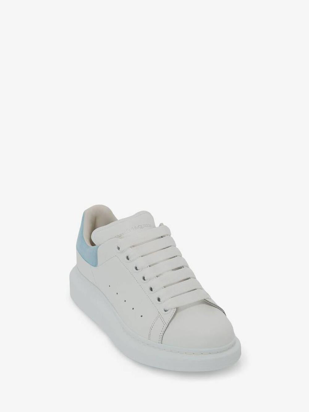 ALEXANDER MCQUEEN Women Oversized Sneaker in White/powder Blue White/Powder 553770WIEF19412