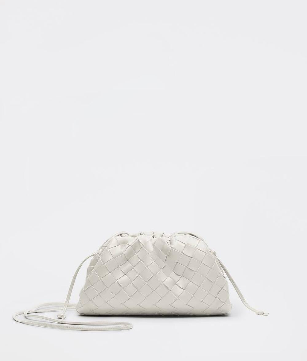 BOTTEGA VENETA Women Mini Pouch Chalk 585852VCPP19143