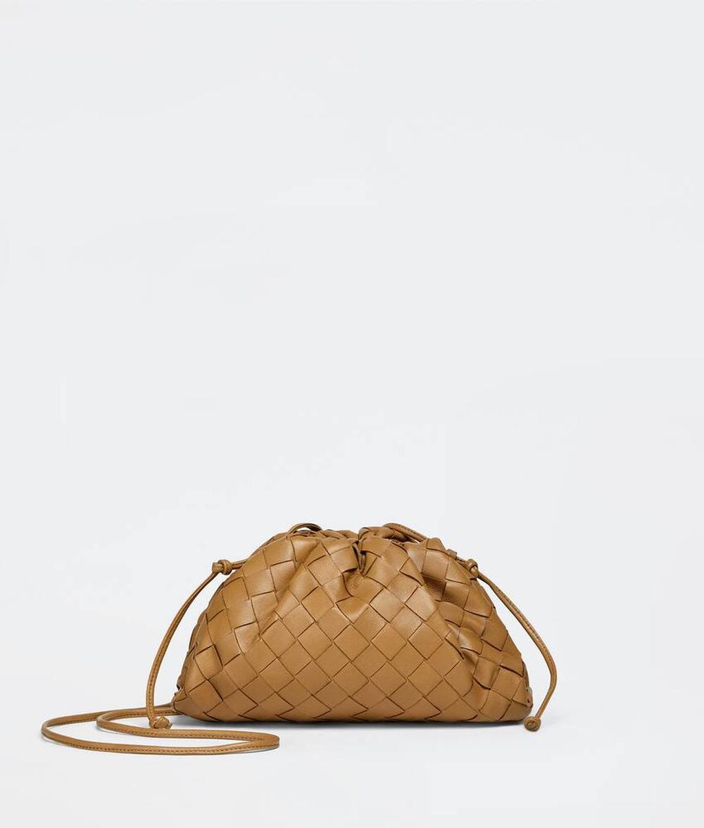 BOTTEGA VENETA Women Mini Pouch Caramel 585852VCPP19830