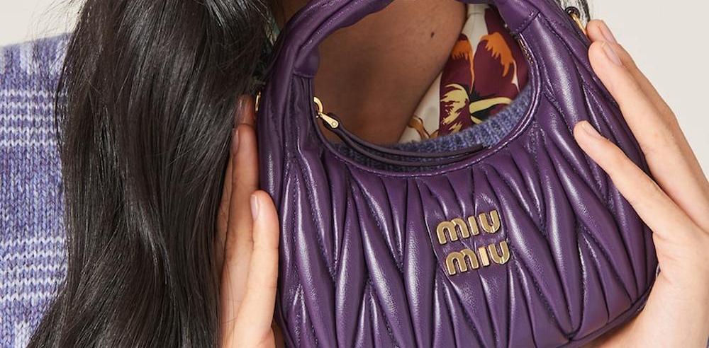 MIU Women Wander matelassé nappa leather hobo mini-bag Violet 5BP078_N88_F0030_V_OOO