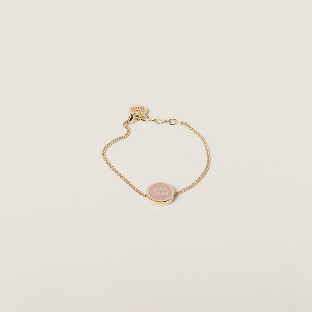 MIU Women Enameled metal bracelet Orchid Pink 5IB507_2F6T_F0615