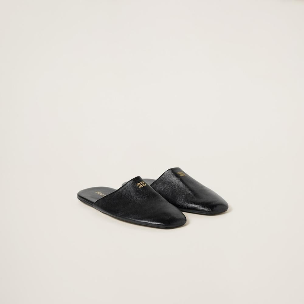 MIU Women Leather slippers Black 5S322E_3AP6_F0002_F_A005