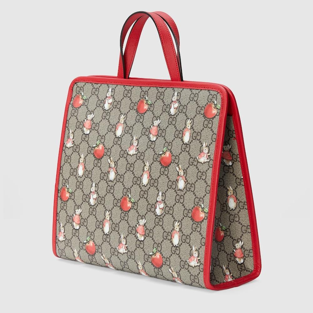 GUCCI Kids Peter Rabbit™ x Gucci tote bag Beige ‎605614 FAC0K 8647