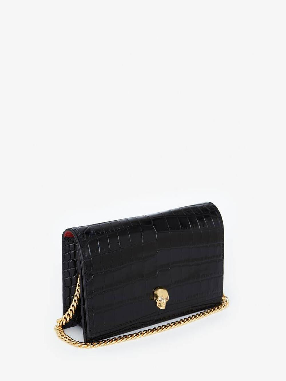 ALEXANDER MCQUEEN Women Small Skull Bag in Black 6130881HB0G1001