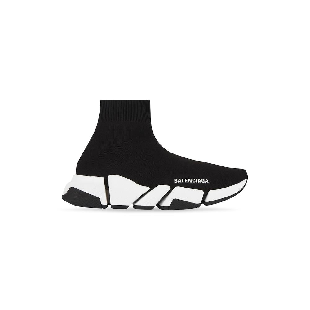 BALENCIAGA Women Speed 2.0 Recycled Mesh Sneaker with Two-Tone Sole for in Black 617196W2DB21015