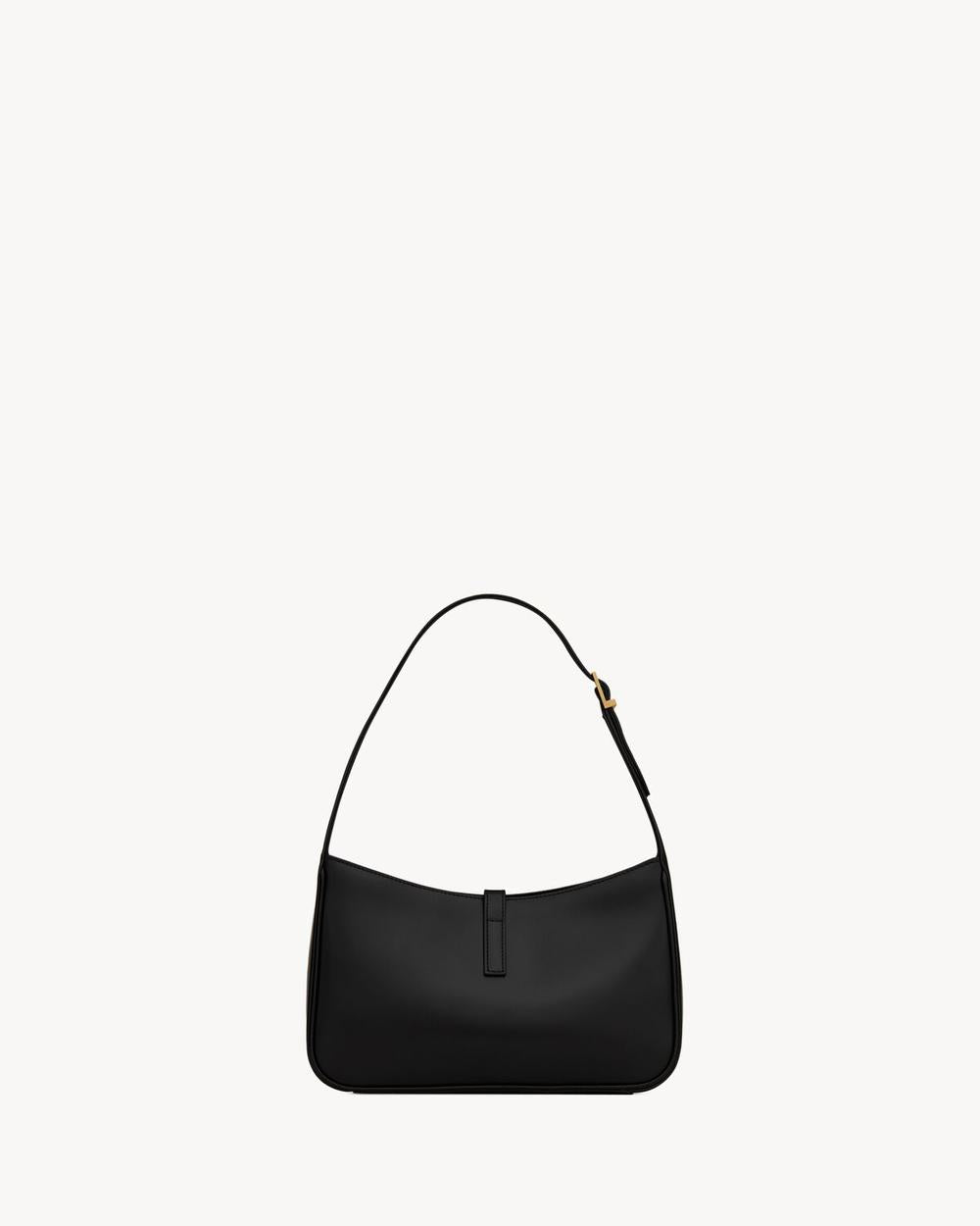 SAINT LAURENT للنساء مقاس 5 إلى 7 بوصات من الجلد الناعم NOIR 6572282R20W1000