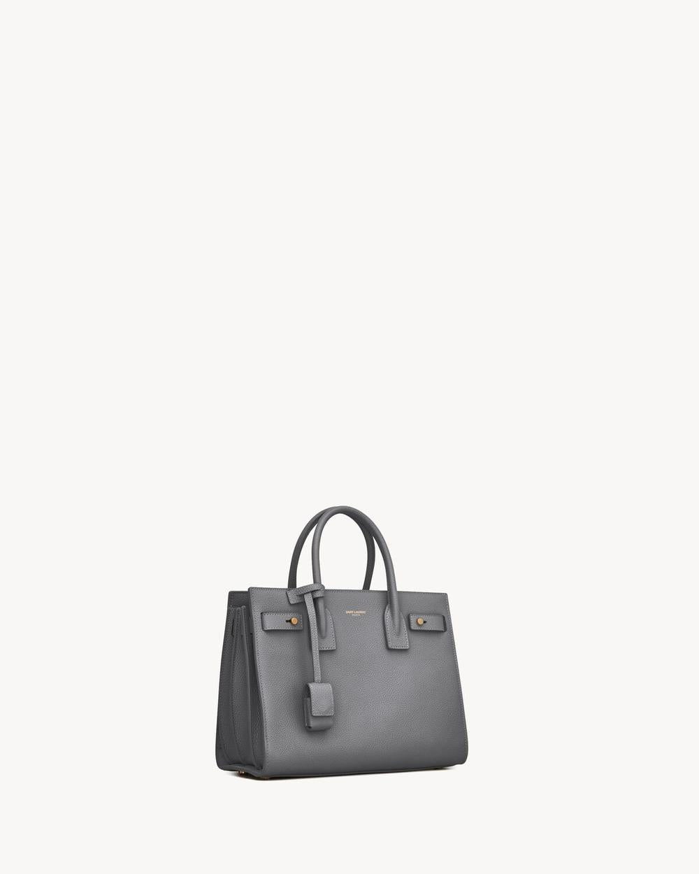 SAINT LAURENT Women sac de jour in supple grained leather - nano STORM 717449DTI0W1112