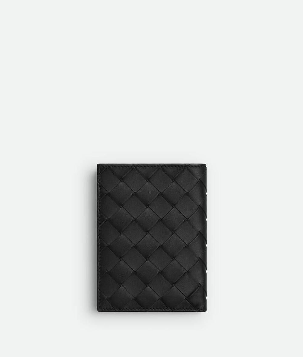 BOTTEGA VENETA Men Intrecciato Flap Wallet Black 742143VCPQ48803