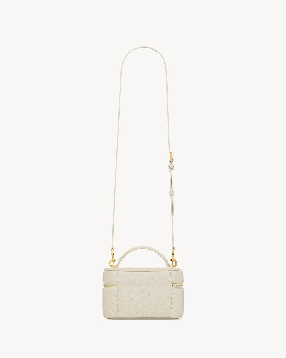 SAINT LAURENT Women gaby vanity bag in lambskin BLANC VINTAGE 7667311EL079207